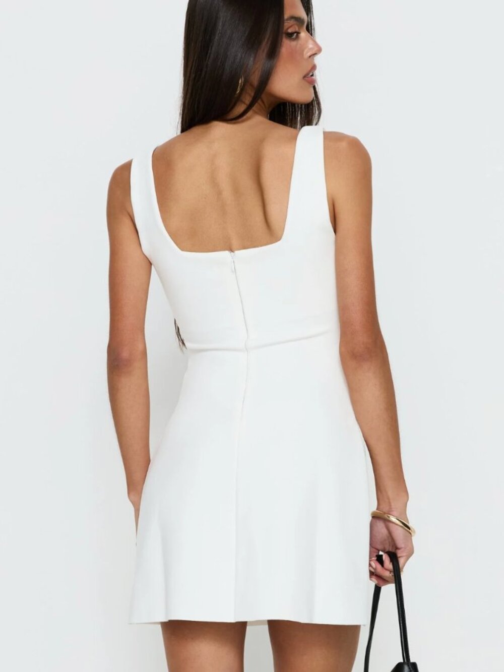 NWT Princess Polly Bombshell White Mini Dress 2 - Picture 8 of 11
